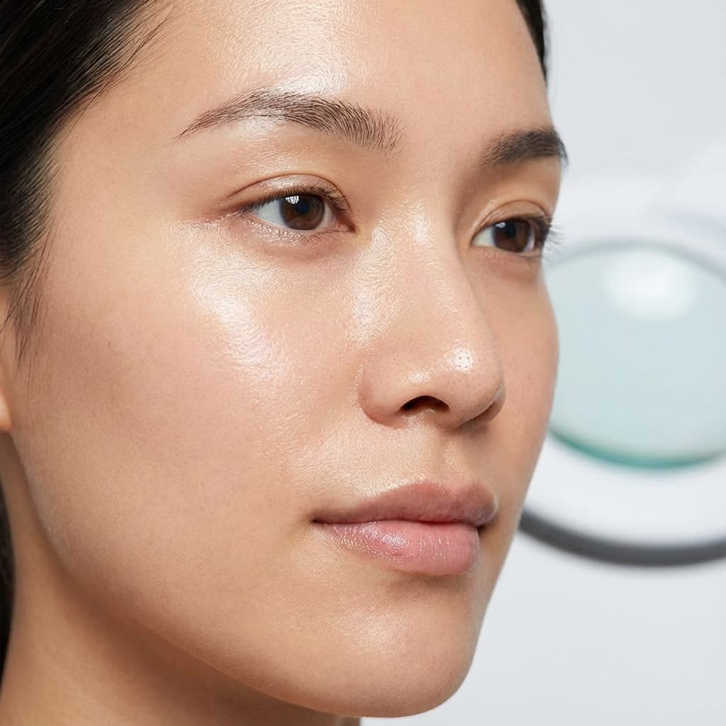 Hydrafacial before and after result - after